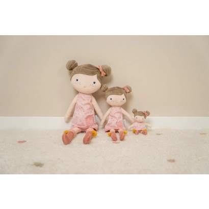 Różowa laleczka Rosa z kokardą